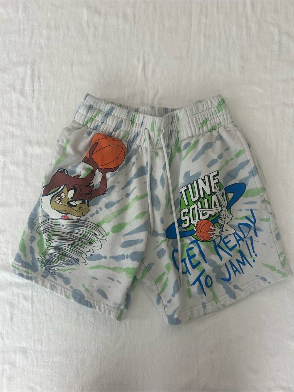 Space Jam Tune Squad Lounge Shorts Men’s Medium Looney Tunes Graphic Short